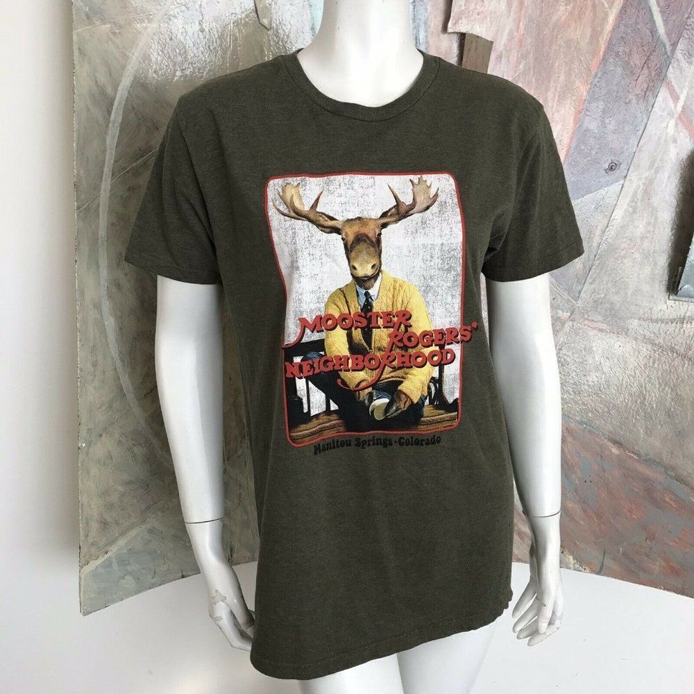 Duck Co Mooster Rogers Neighborhood Graphic Mens Shirt Tshirt T-Shirt A23 Medium